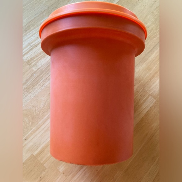 3, 1970’s Rubbermaid nesting food storage canisters orange floral design - Picture 15 of 15
